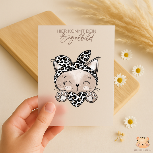 Bügelbild Kitty Love