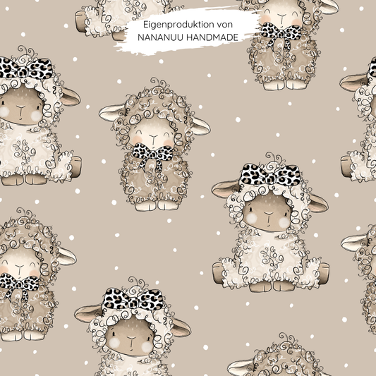 Vorbestellung: French Terry Lämmchen Leo