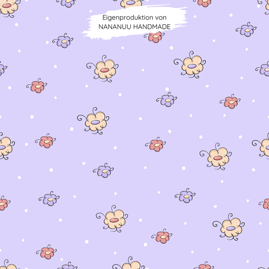 Vorbestellung: French Terry Lämmchen Girls Blumen Kombi