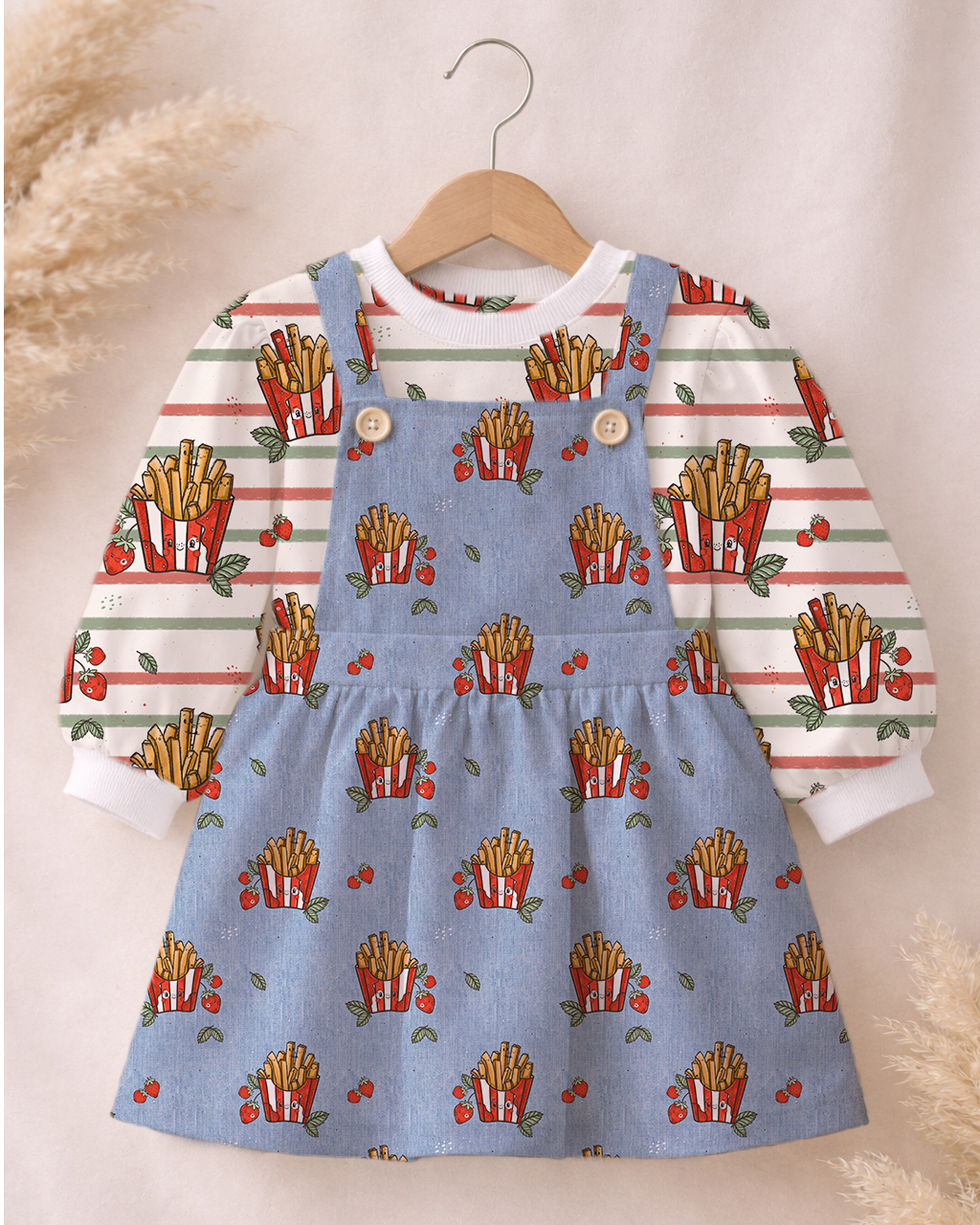 Jersey Denim Fritten