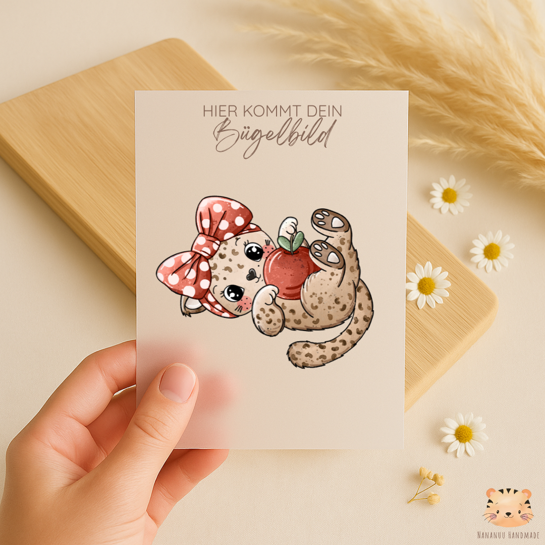 Bügelbild: Leo Kitty