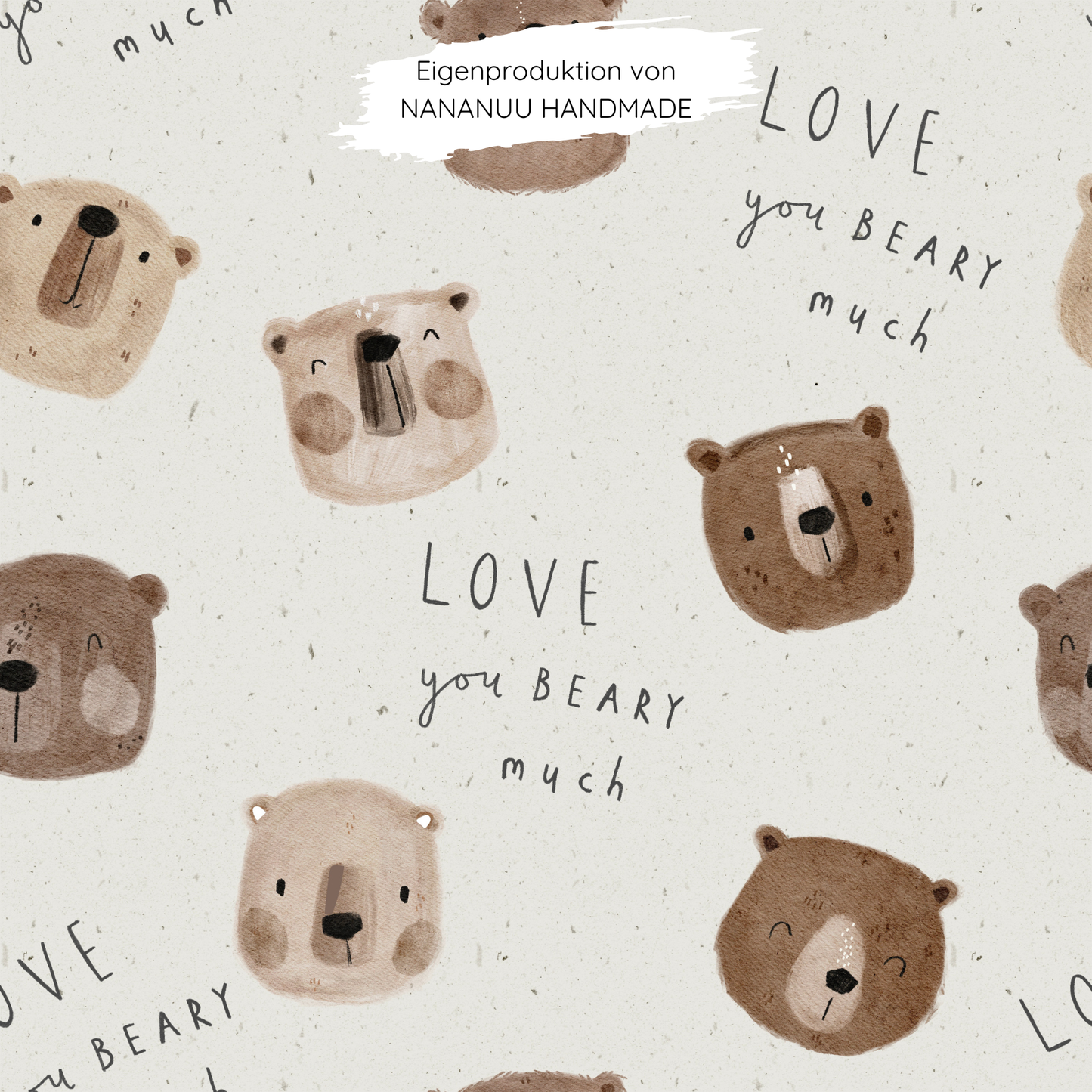 Rib Jersey Love you Beary Much
