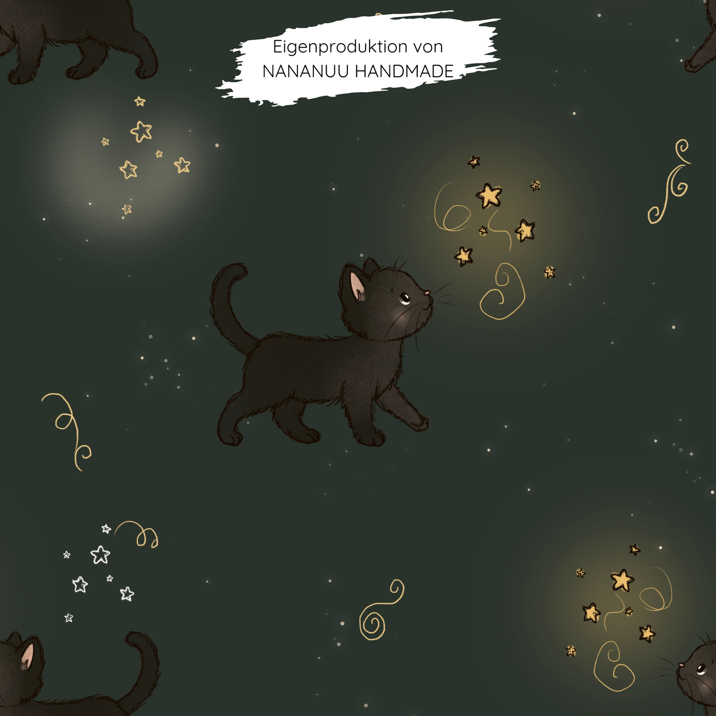 Vorbestellung: French Terry Magic Cat