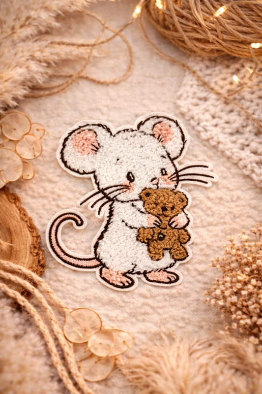 Chenille Patch Maus Vorschule