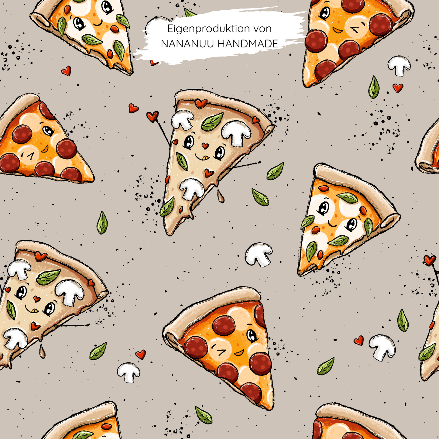 Vorbestellung: Bio French Terry Pizzalein