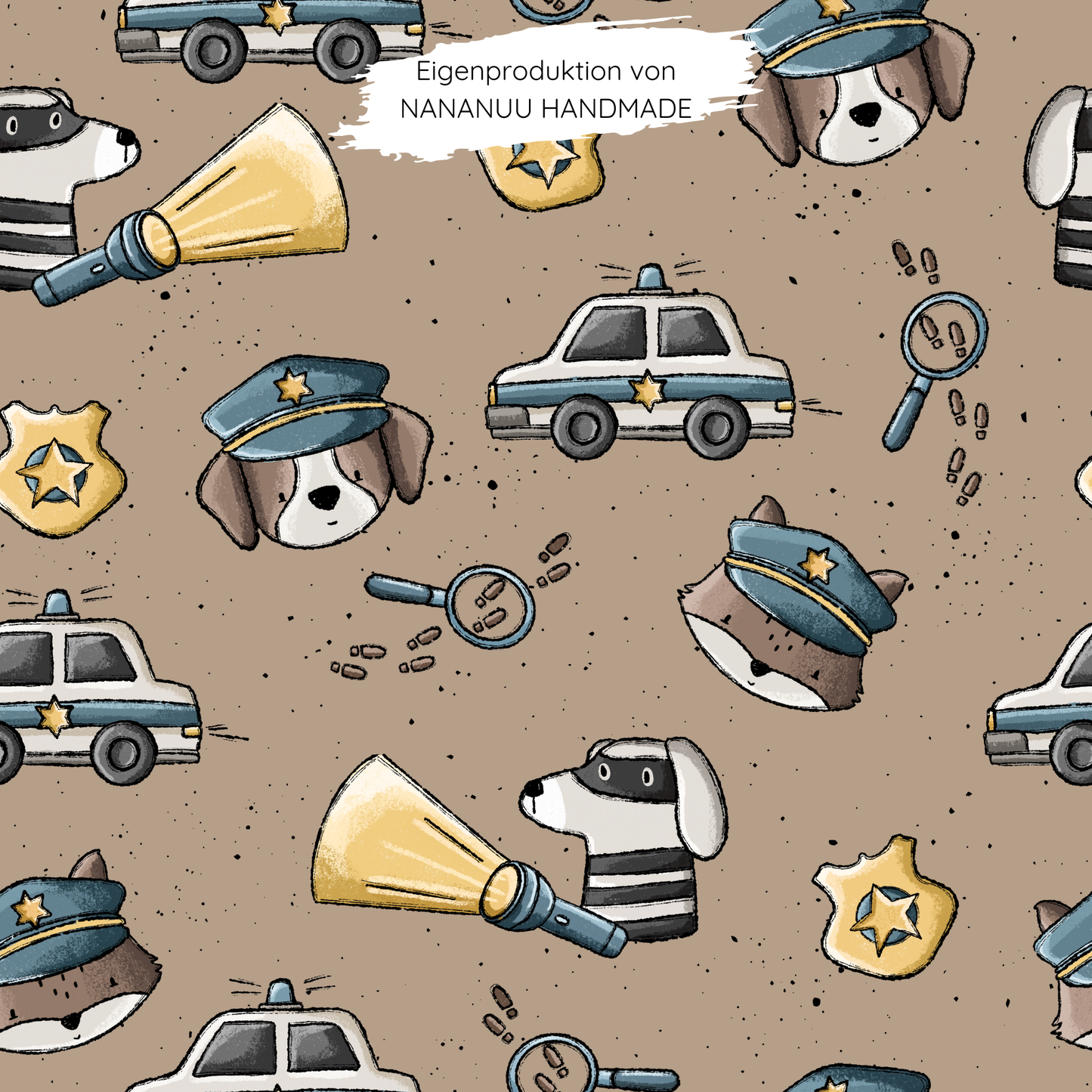 Vorbestellung: Bio French Terry Police Time