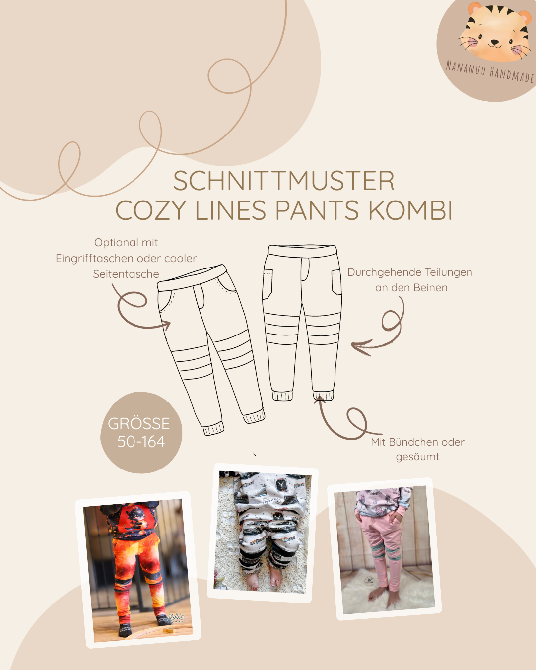 Cozy Lines Pants KOMBI 50-164
