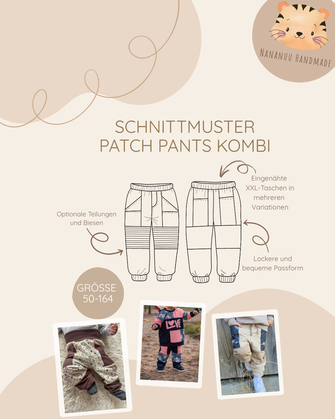Patch Pants KOMBI 50-164