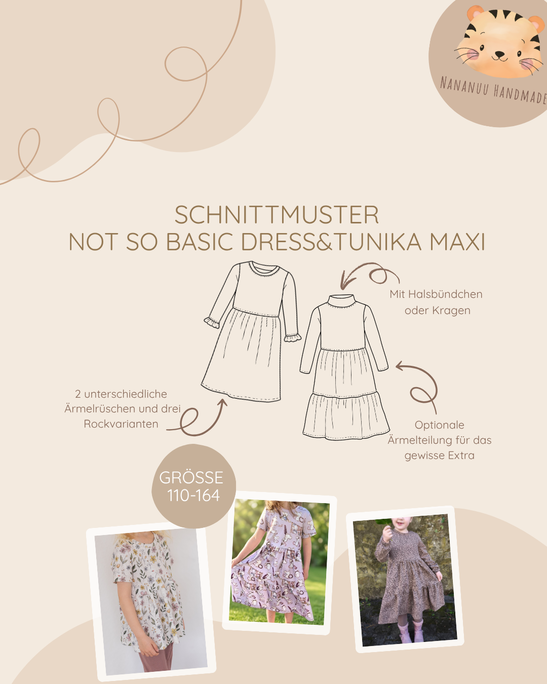 Not So Basic Dress MAXI 110-164