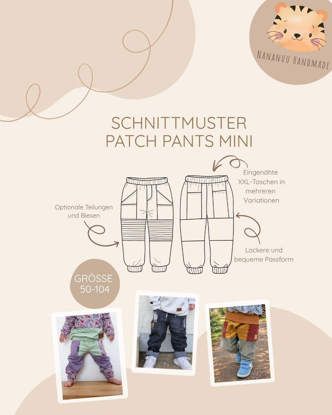 Patch Pants MINI 50-104