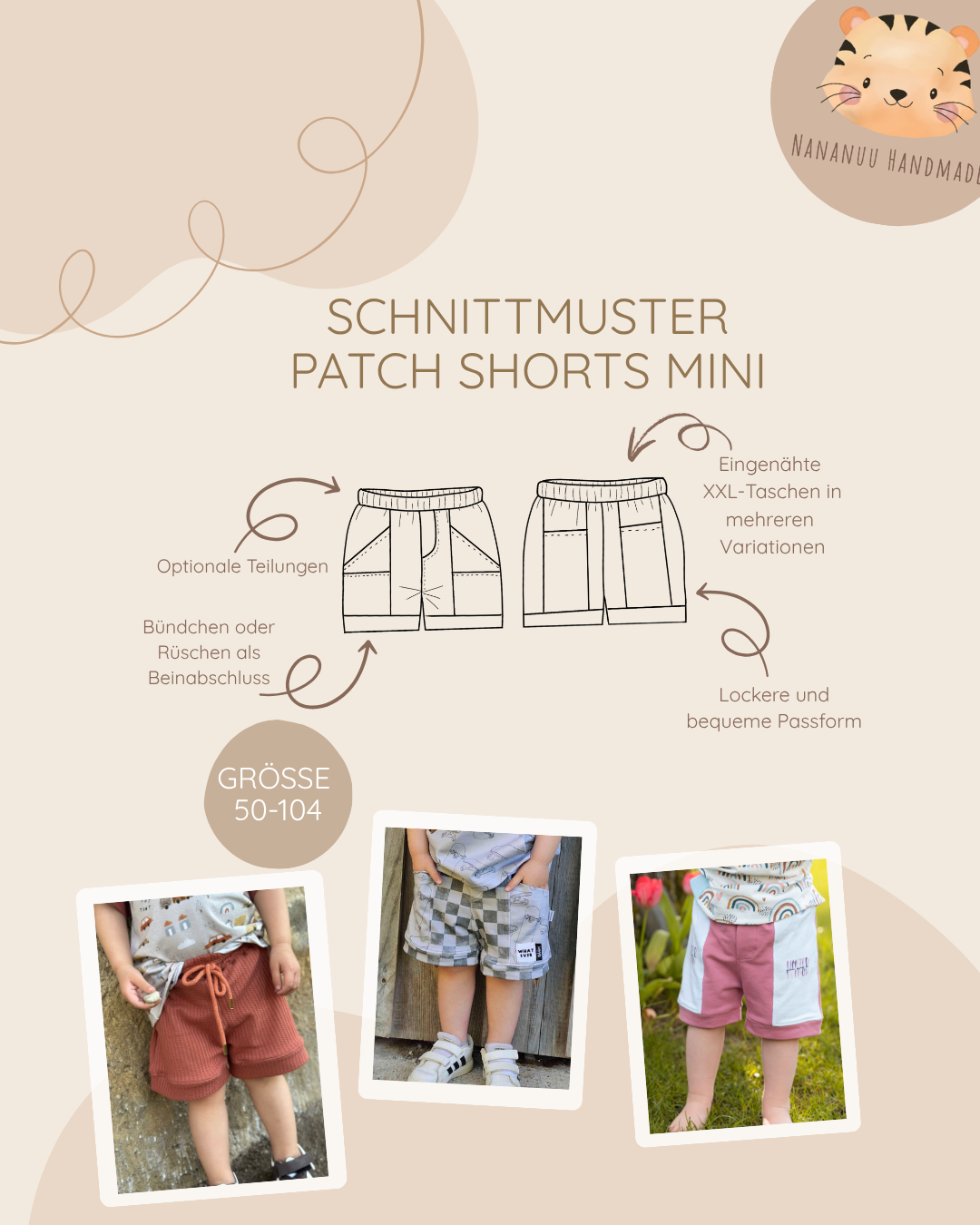 Patch Shorts MINI 50-104