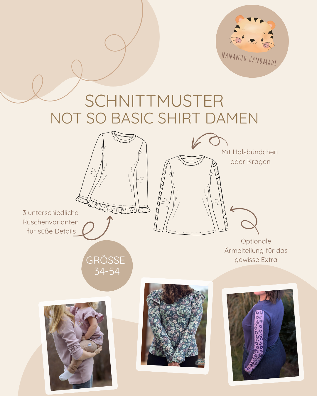 Not So Basic Shirt DAMEN 34-54