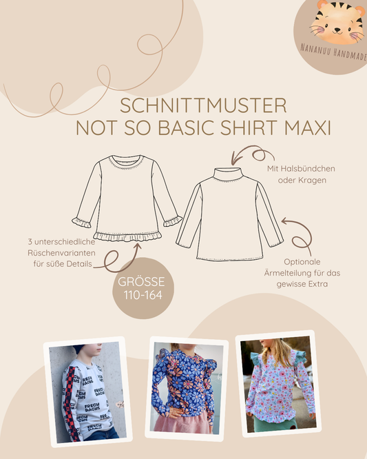 Not So Basic Shirt MAXI 110-164