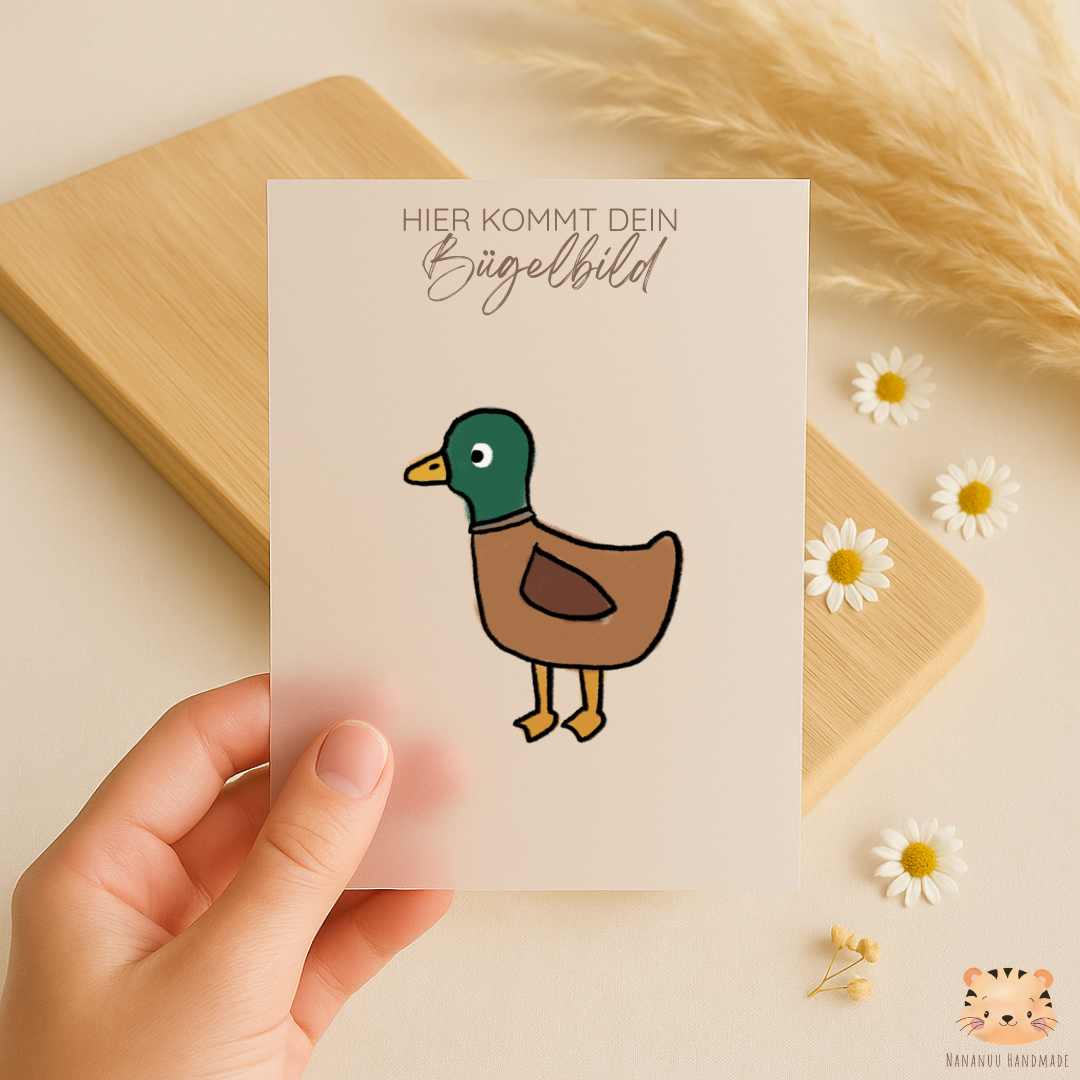 Vorbestellung: Bügelbild Quaaak