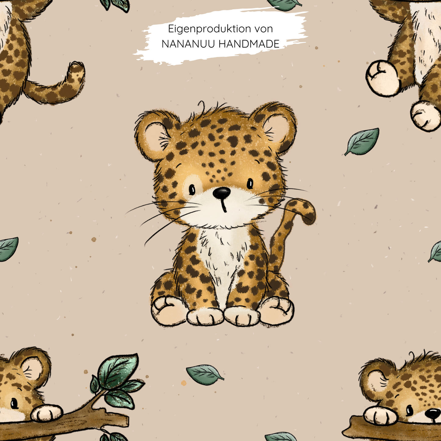 French Terry Schnuffel Leo 70cm