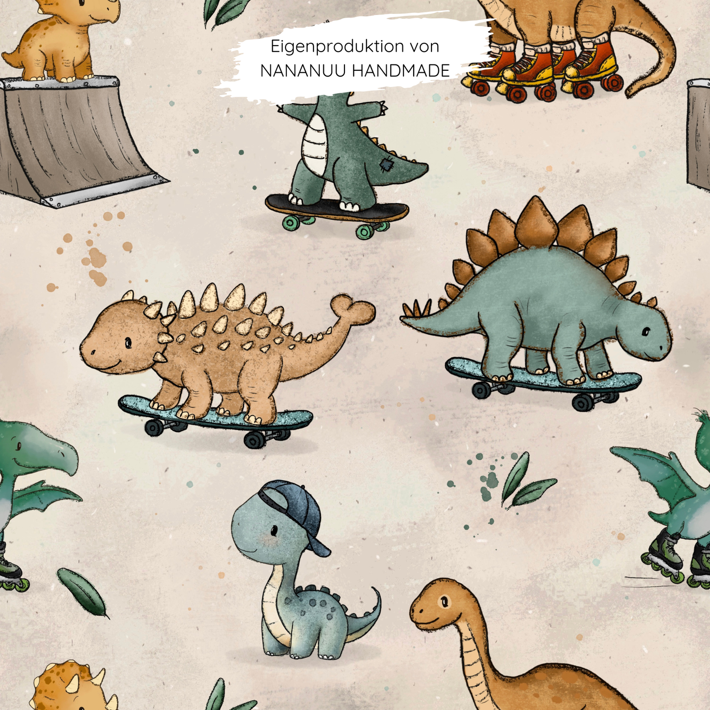 French Terry Skater Dinos