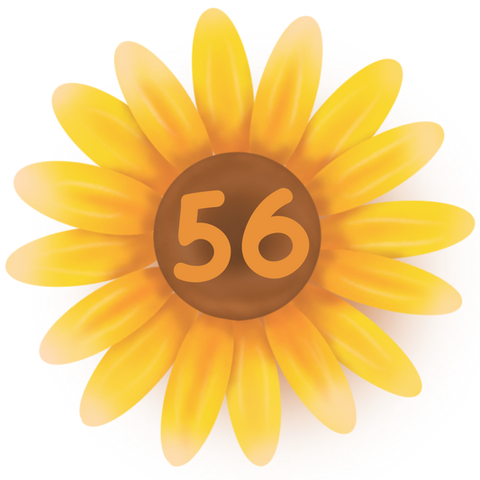 Größenlabel Sonnenblume