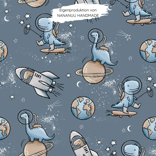 Vorbestellung: French Terry Space Dino