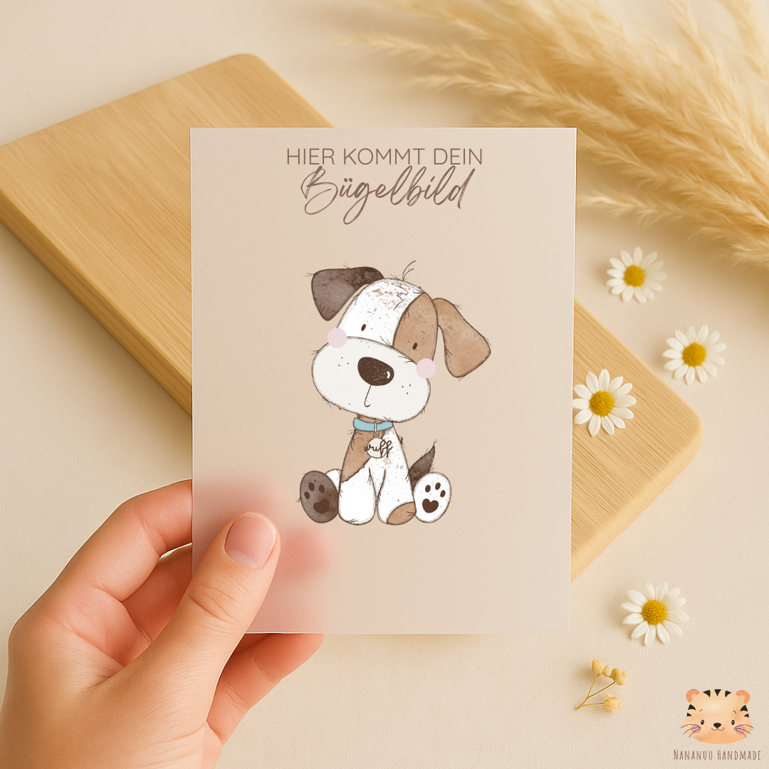 Vorbestellung: Bügelbild Struppi