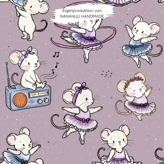 Vorbestellung: French Terry Tanzmaus