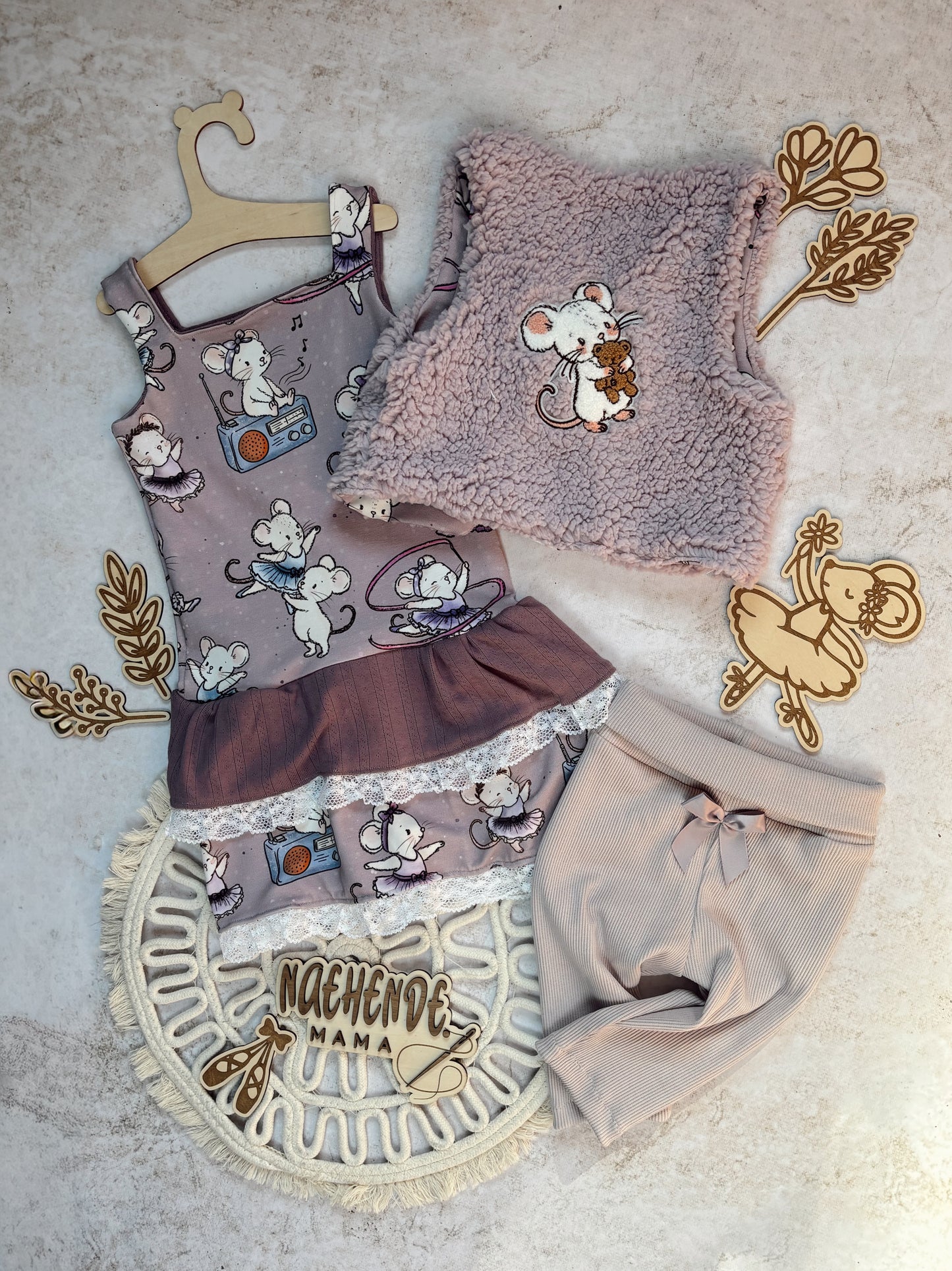 Chenille Patch Maus Vorschule