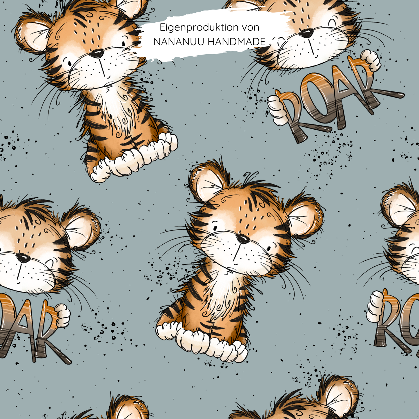 French Terry Tiger Roar