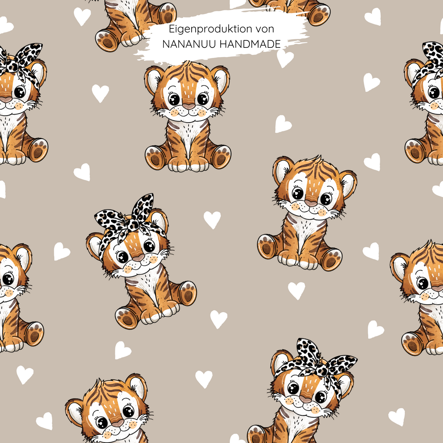 Bio French Terry Tigerchen Leo