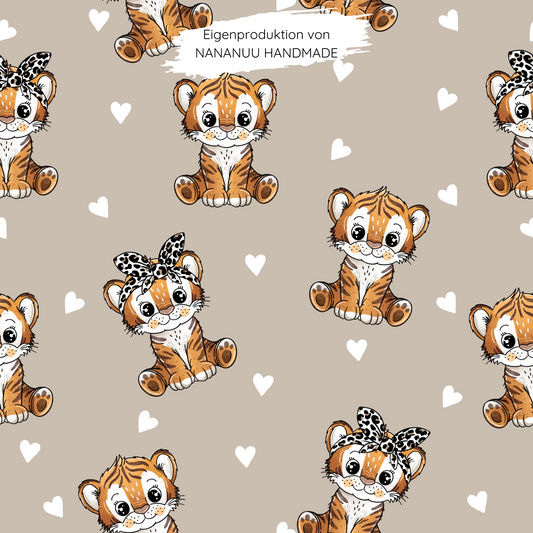 Bio French Terry Tigerchen Leo