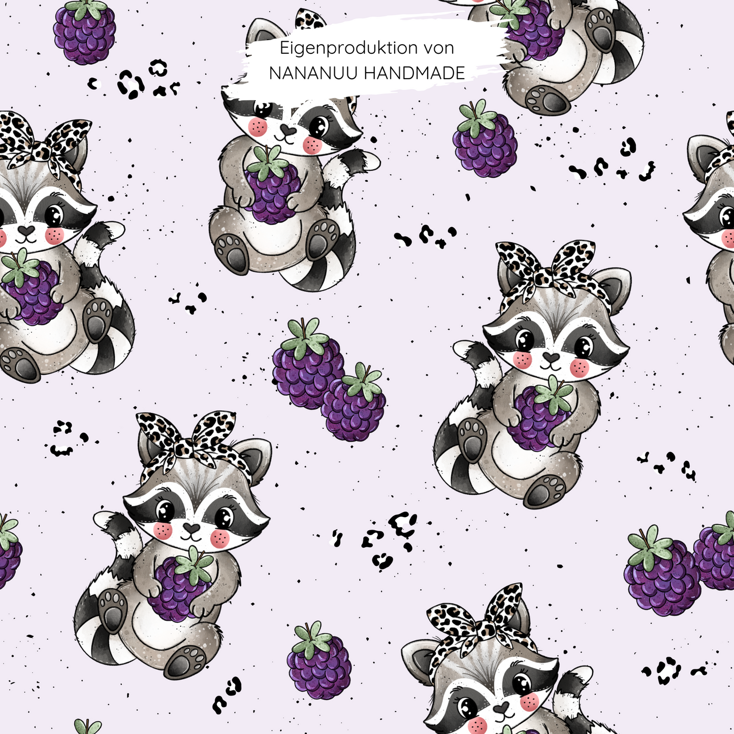 Bio French Terry Waschbärchen