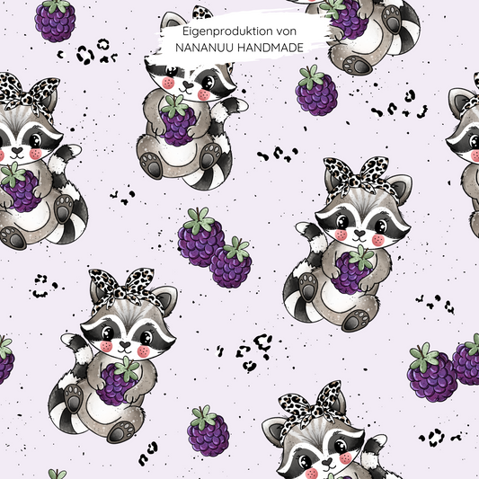 Bio French Terry Waschbärchen