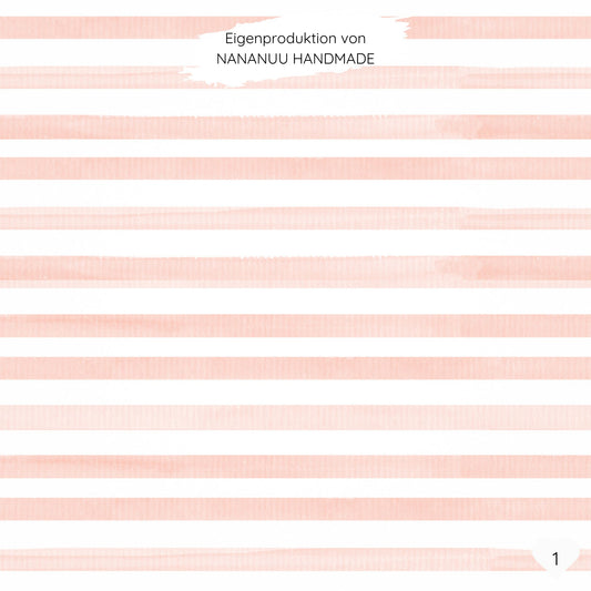 Aquarell Streifen altrosa