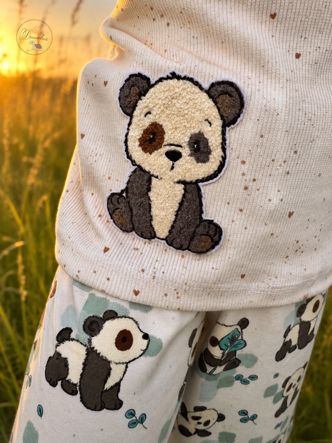 Chenille Patch Panda