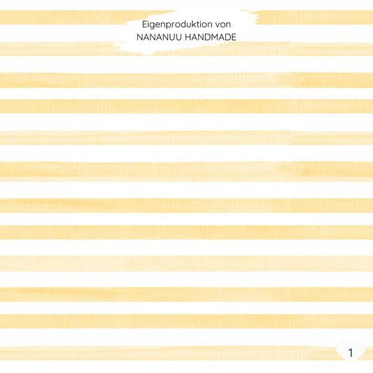 Aquarell Streifen gelb