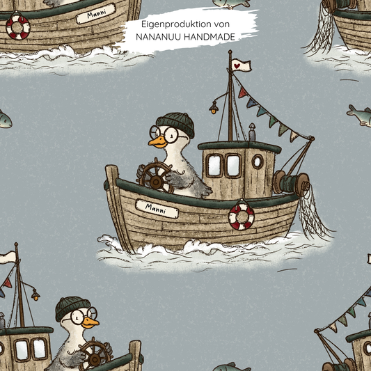 Vorbestellung: French Terry Manni Fischkutter